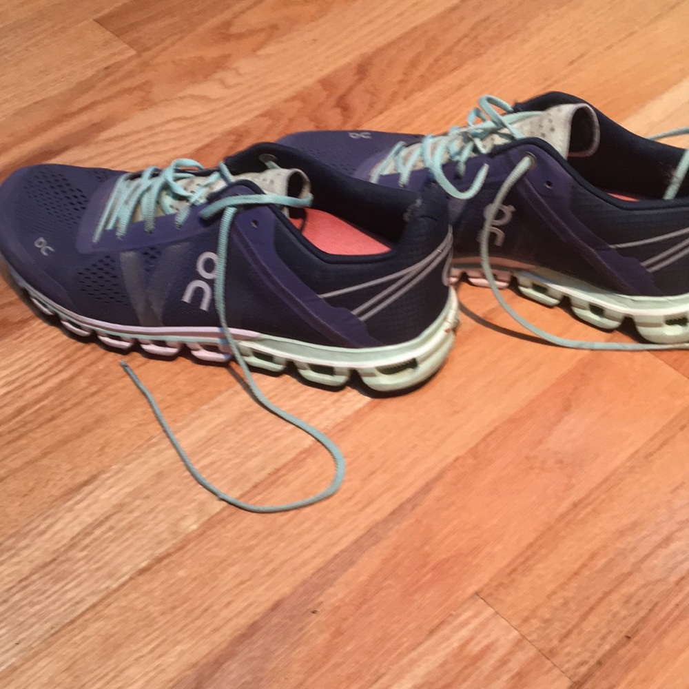 On cloud running shoes